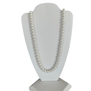 Vintage Park Lane Faux Pearl Necklace 12" Gold Tone Spring Clasp